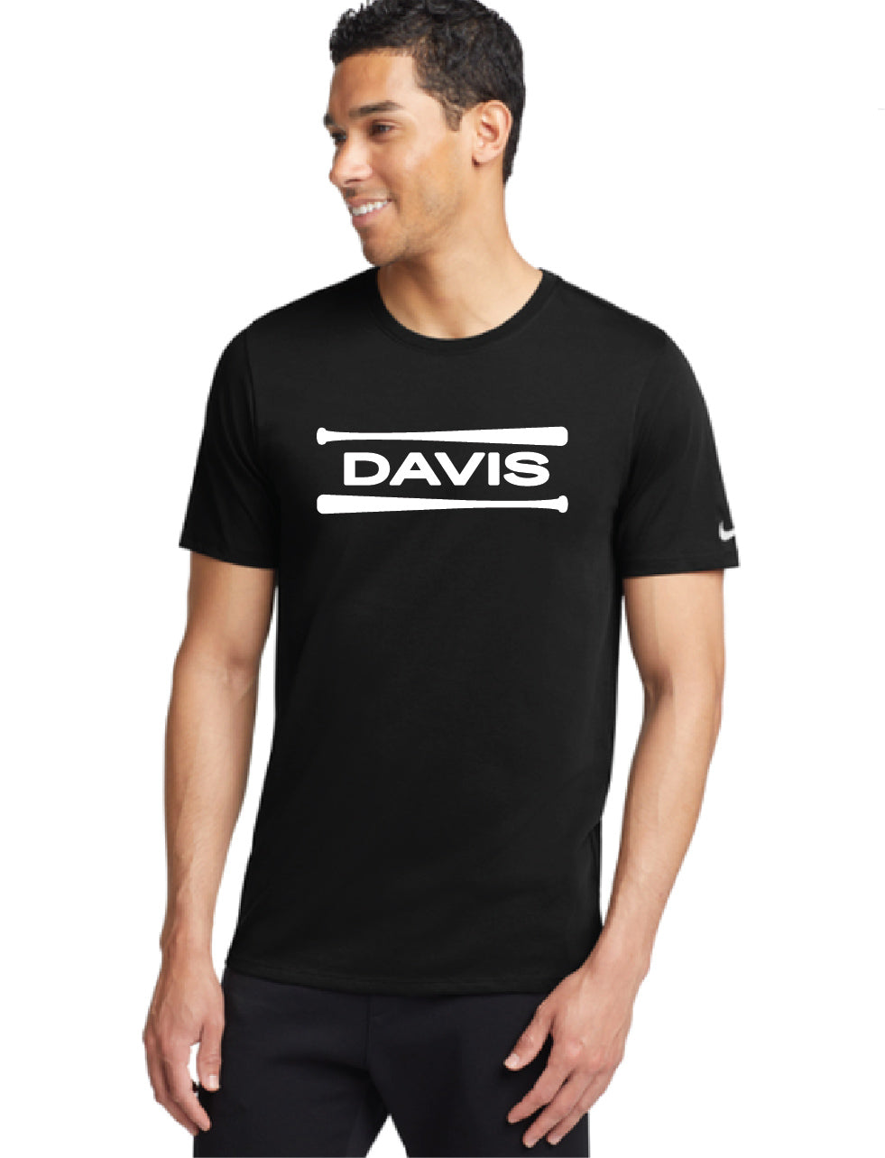 Davis Softball Nike Adult Swoosh Sleeve rLegend Tee