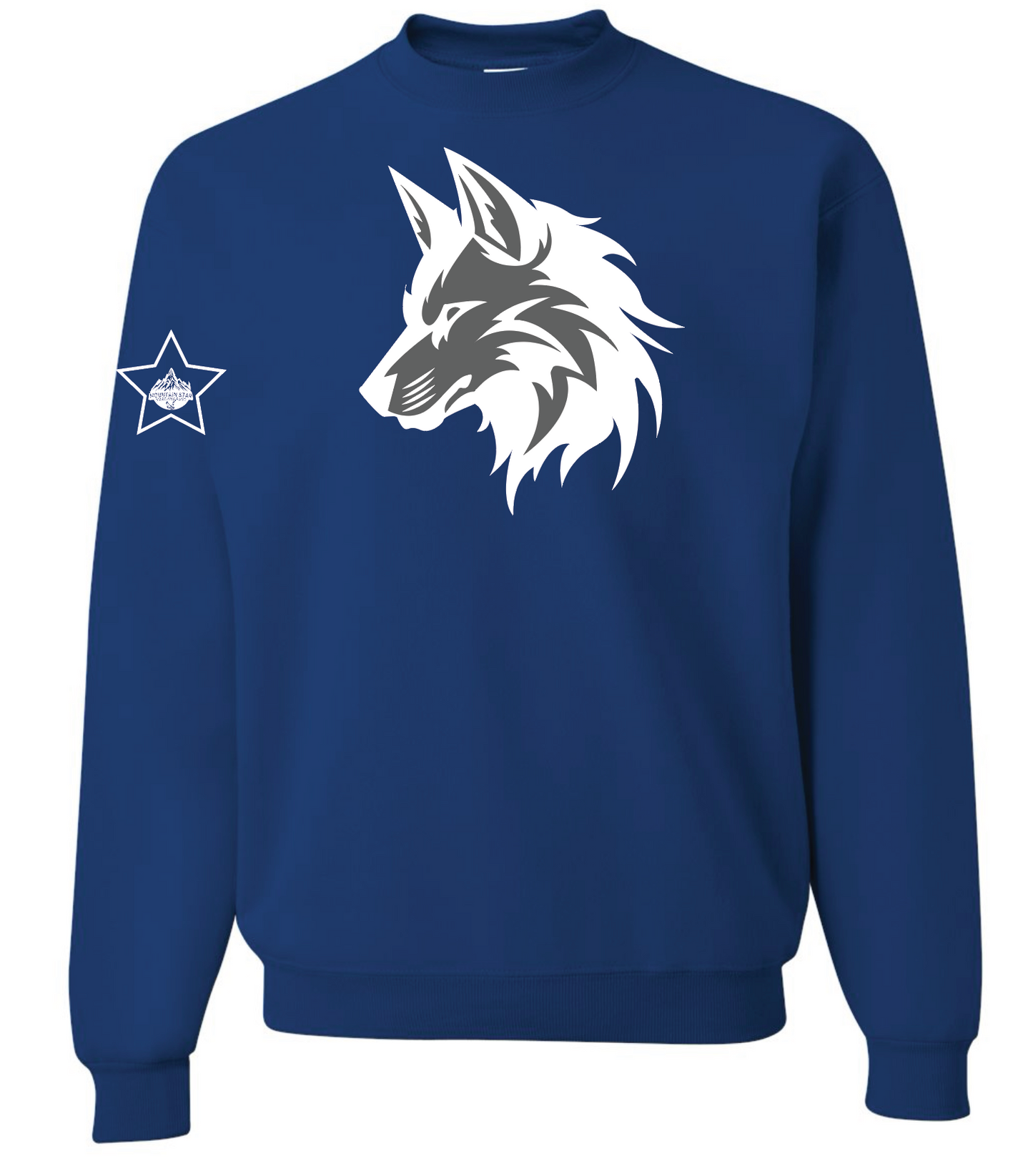 Fremont High - Mountain Star Crew Neck Sweatshirt 50/50 Blend