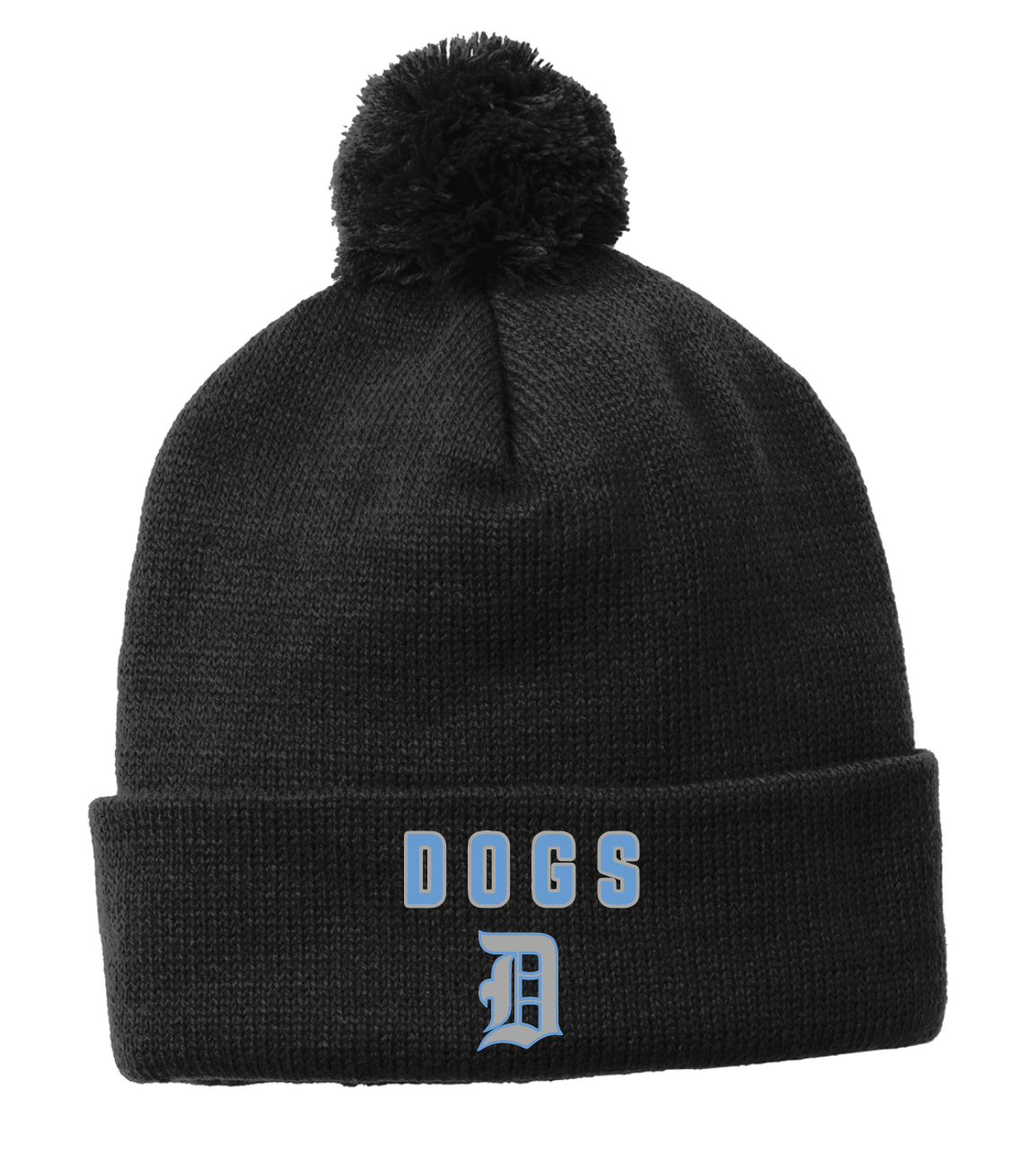 Diamond Dogs - Pom Knit Beanie