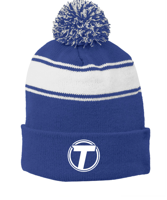 Timberline Softball - Sport-Tek® Stripe Pom Pom Beanie