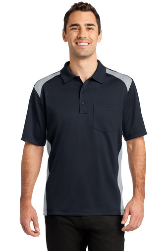 WSD CornerStone® Select Snag-Proof Two Way Colorblock Pocket Polo