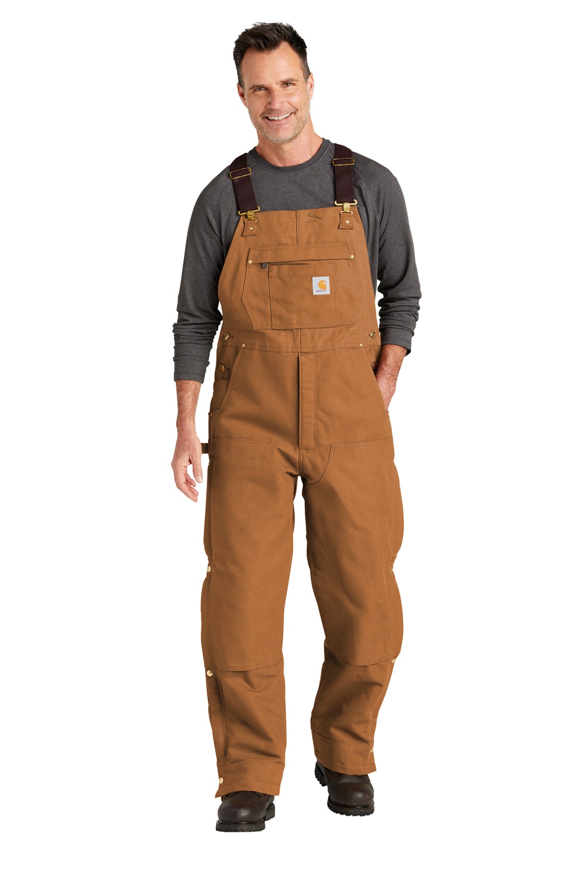 WSD Carhartt® Firm Duck Insulated Bib Overalls