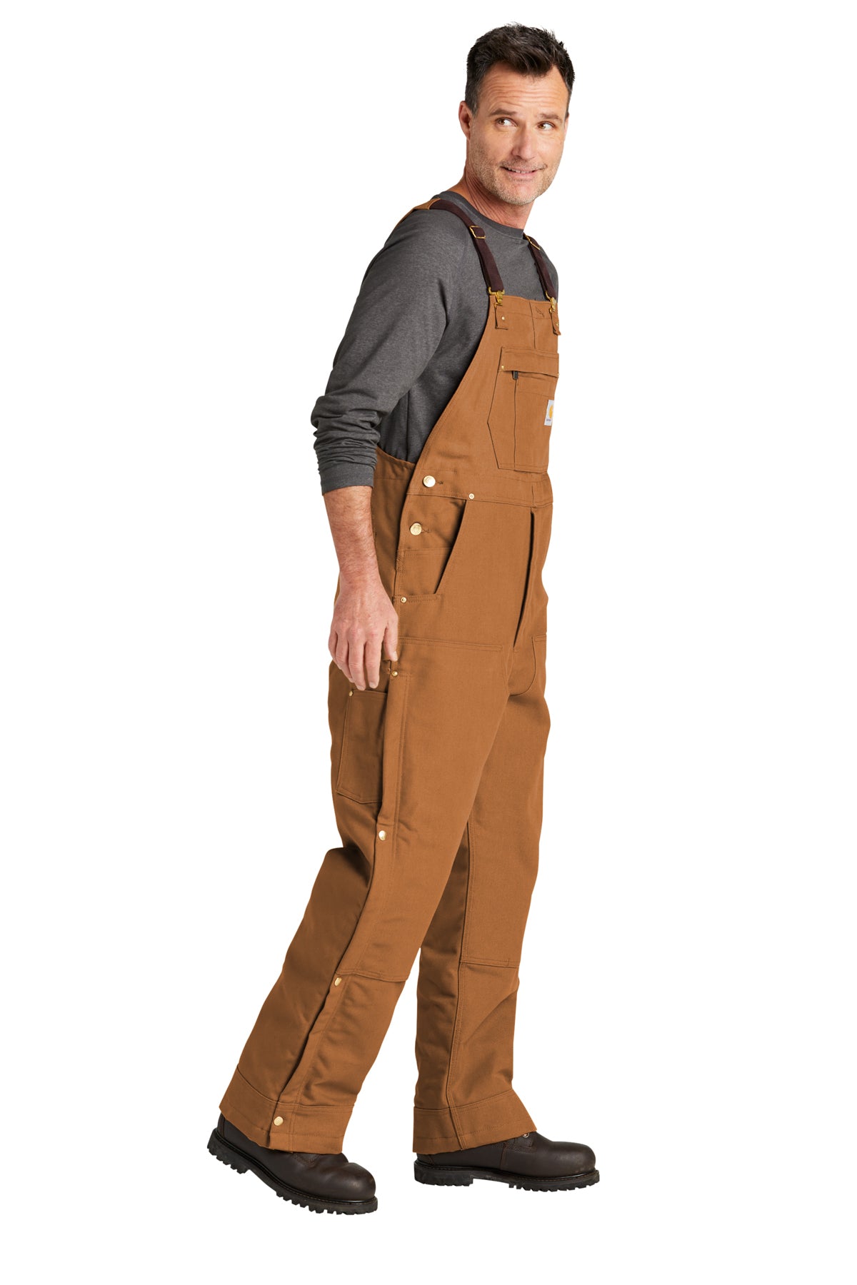 WSD Carhartt® Firm Duck Insulated Bib Overalls