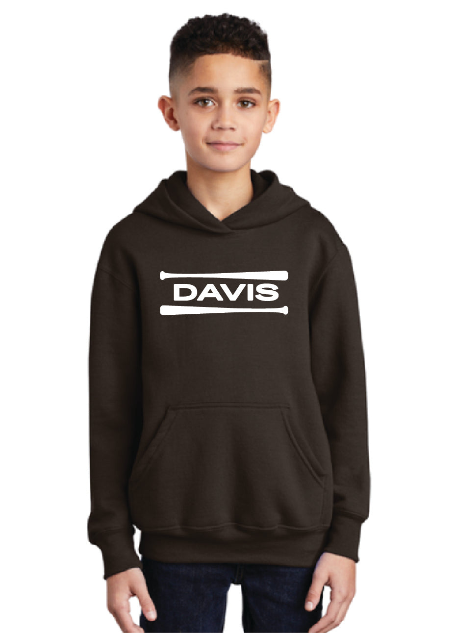 Davis Softball  Youth Port & Company Hooded Sweatshirt