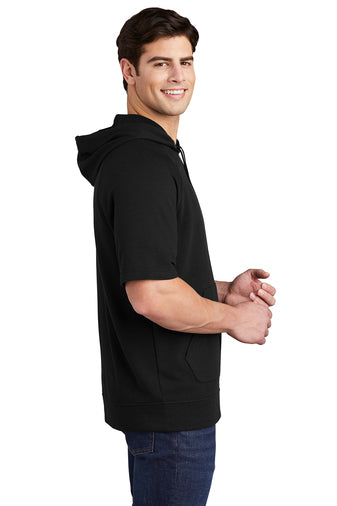 WJH Basketball - Sport-Tek® Wicking Fleece Short Sleeve Hooded Pullover