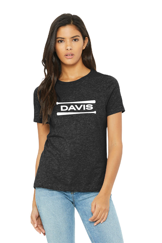 Davis Softball BELLA+CANVAS® Women’s Relaxed Triblend Tee