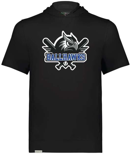 Ballhawks Baseball Youth Ventura Soft Knit Short Sleeve Hoodie