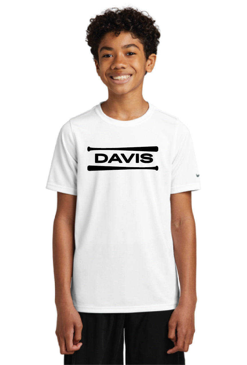 Davis Softball Nike Youth Swoosh Sleeve rLegend Tee