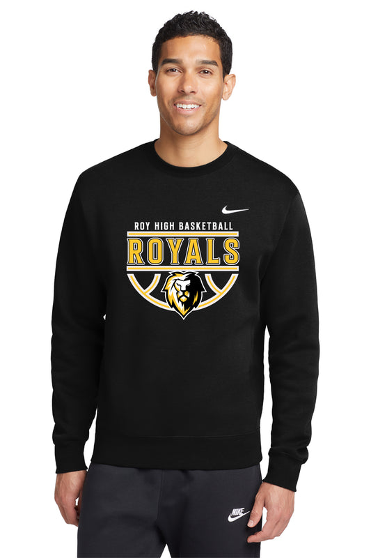 Roy Basketball Nike Club Fleece Crew