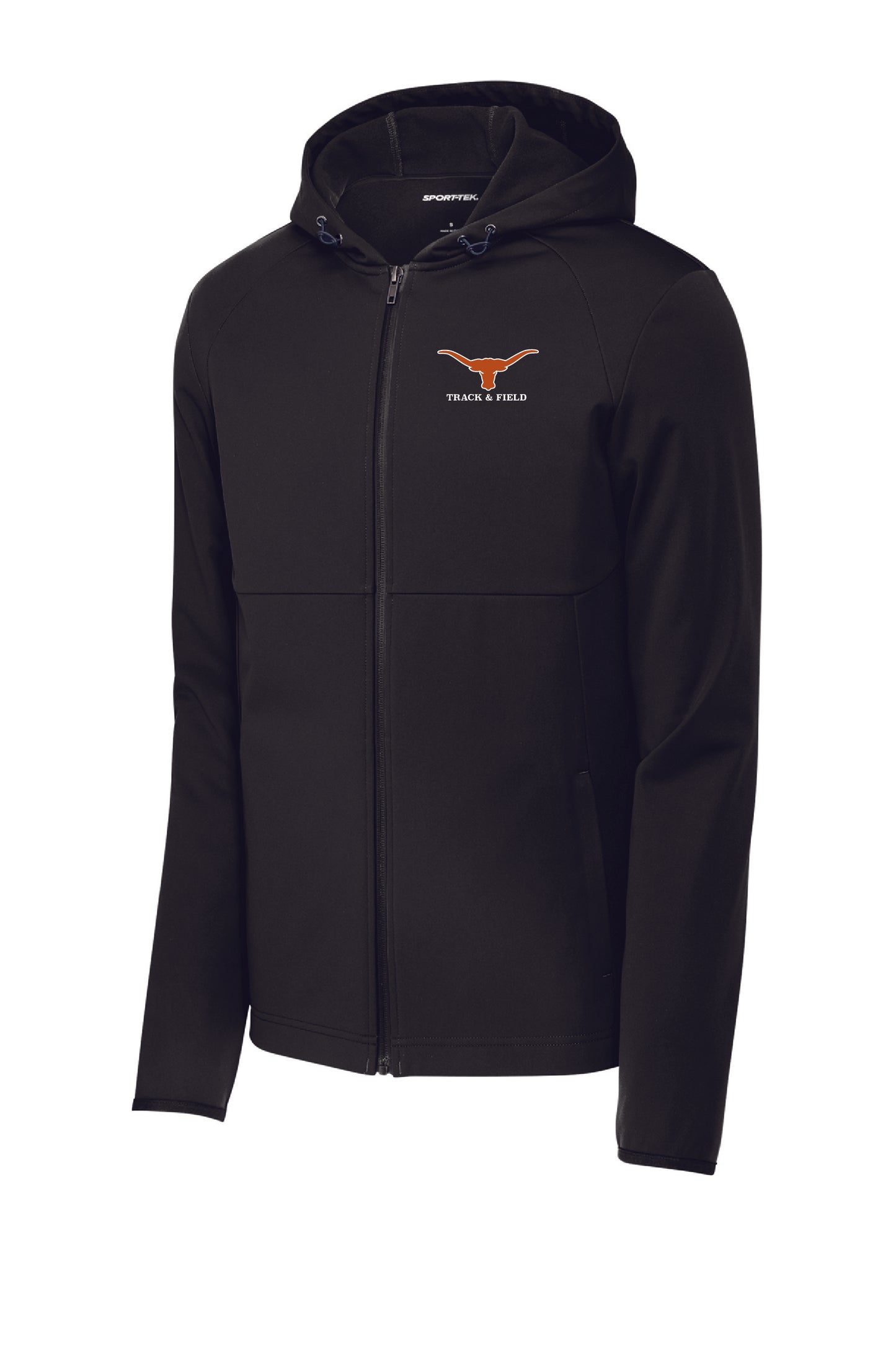 West Field Track Sport-Tek® Hooded Soft Shell Rain Jacket