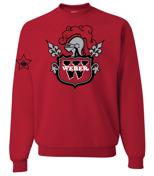 Weber High - Mountain Star Crew Neck Sweatshirt 50/50 Blend