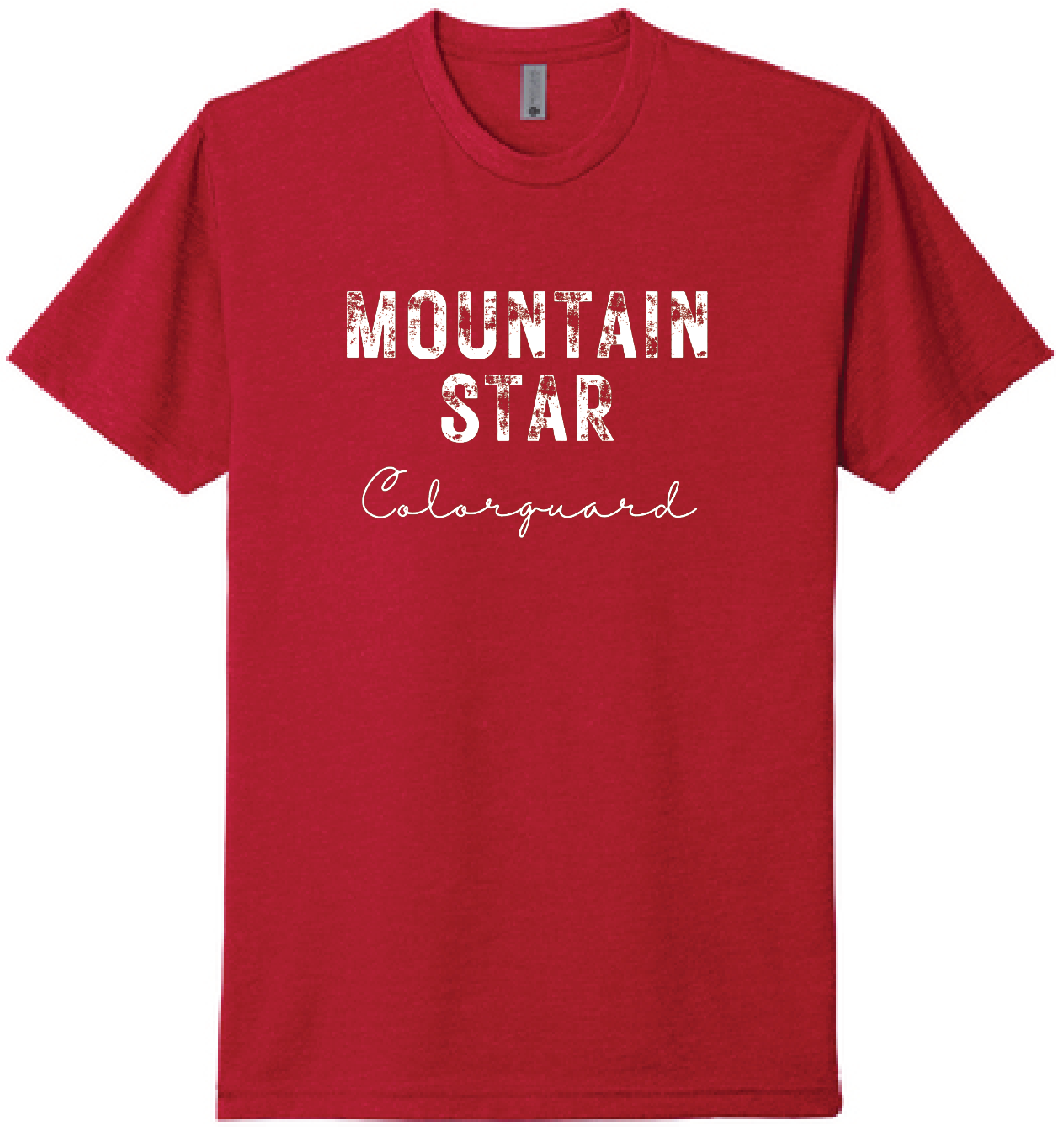 Weber High - Mountain Star Color Guard 50/50 Blend T-shirt