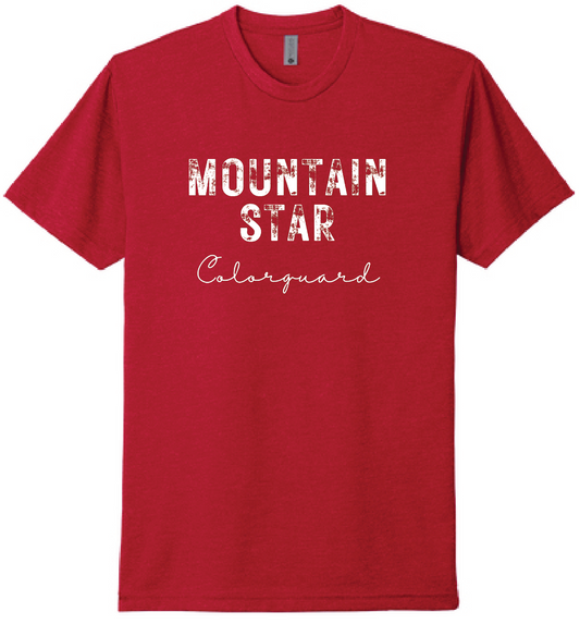 Weber High - Mountain Star Color Guard 50/50 Blend T-shirt