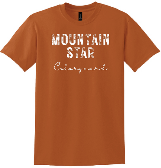 West Field High - Mountain Star Color Guard 50/50 Blend T-shirt