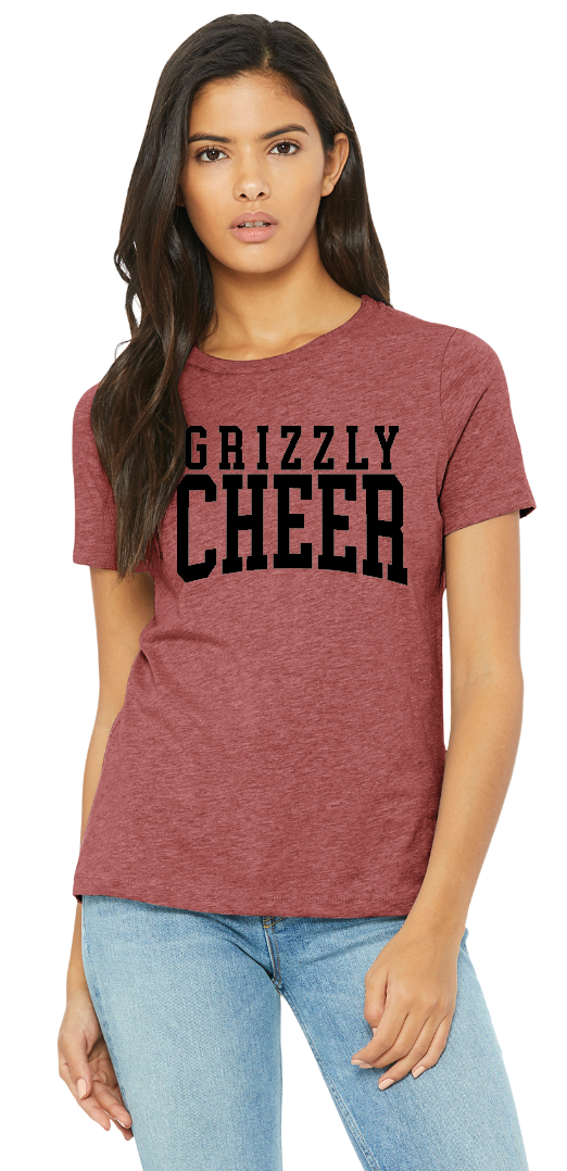 Rocky Cheer - BELLA+CANVAS® Women’s Relaxed CVC Tee