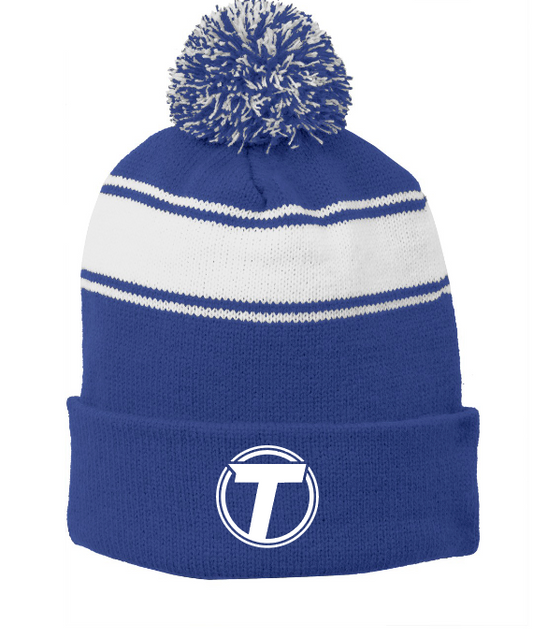 Timberline Softball - Sport-Tek® Stripe Pom Pom Beanie