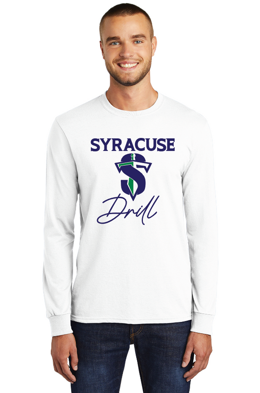 Syracuse Drill - Port & Co™ Long Sleeve Core Blend Tee
