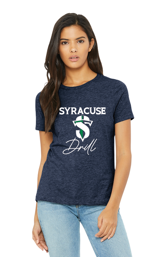 Syracuse Drill - BELLA+CANVAS® Women’s Relaxed CVC Tee