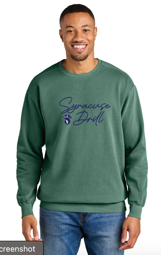 Syracuse Drill - Comfort Colors® Ring Spun Crewneck Sweatshirt