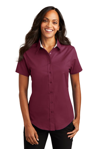 WSD Women's Port Authority® Short Sleeve Easy Care Shirt