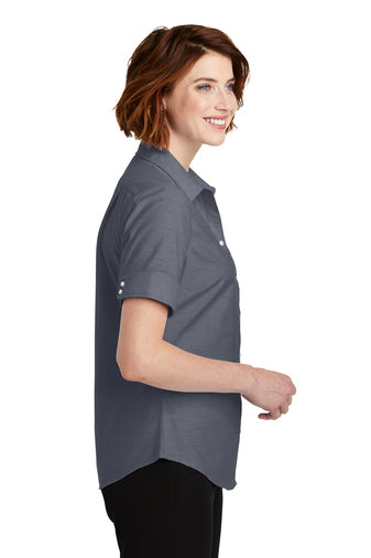 WSD Womens Port Authority® Short Sleeve SuperPro™ Dress Shirt